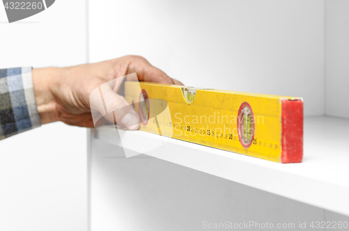 Image of Working with spirit level
