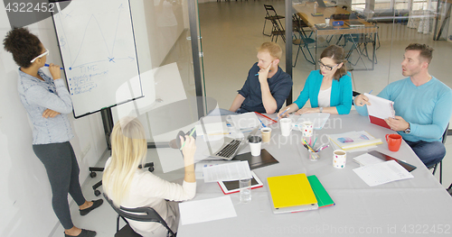 Image of Group of colleagues in office