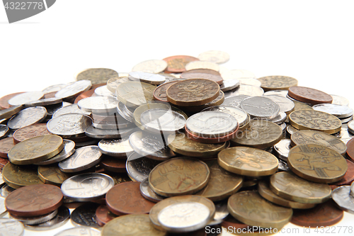 Image of czech coins background