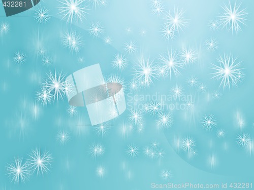 Image of Falling snowflakes