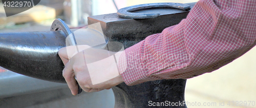 Image of Male farrier.