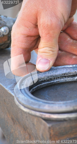 Image of Male farrier.