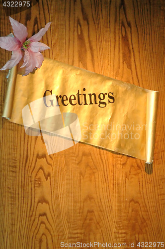 Image of Greetings.