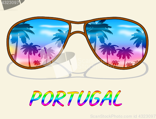 Image of Portugal Holiday Indicates Go On Leave And Europe