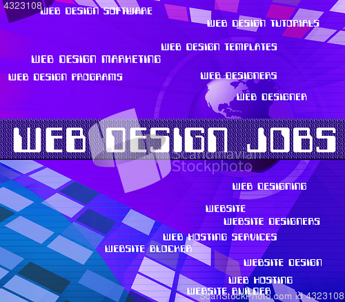 Image of Web Design Jobs Shows Www Career And Designers