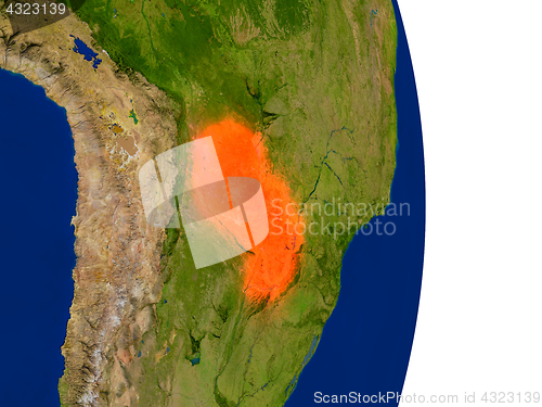 Image of Paraguay on Earth