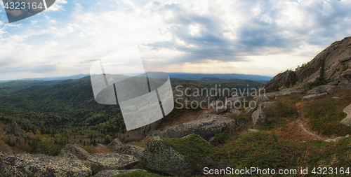 Image of Beauty view in mountains of Altai