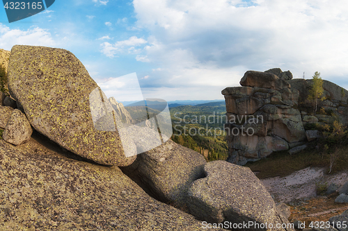 Image of Beauty view in mountains of Altai