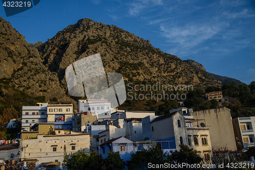 Image of Chefchaouen, the blue city in the Morocco.