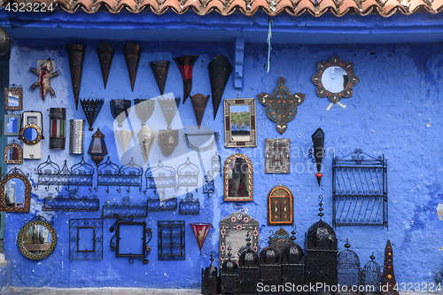 Image of Chefchaouen, the blue city in the Morocco.