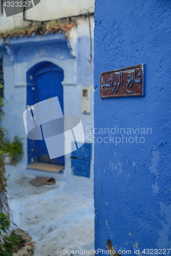 Image of Chefchaouen, the blue city in the Morocco.