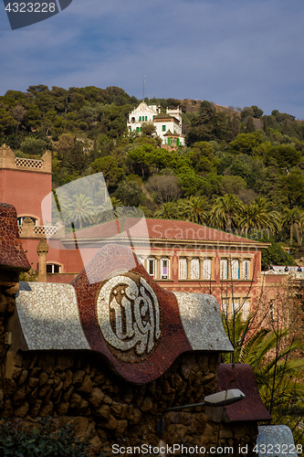 Image of Park Guell in Barcelona, Spain.