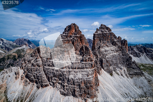 Image of National Nature Park Tre Cime In the Dolomites Alps. Beautiful n