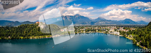 Image of Slovenia - Panorama resort Lake Bled.