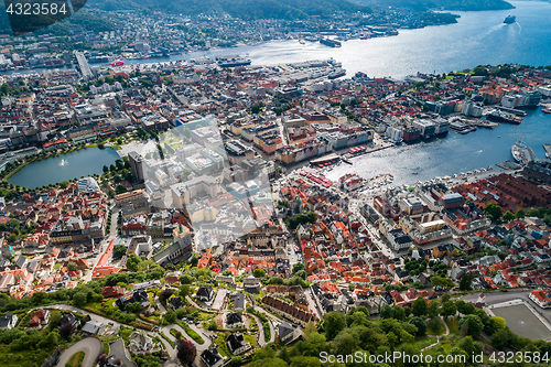 Image of Bergen is a city and municipality in Hordaland on the west coast