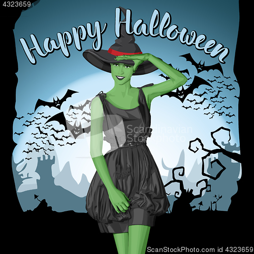 Image of Vector Halloween concept