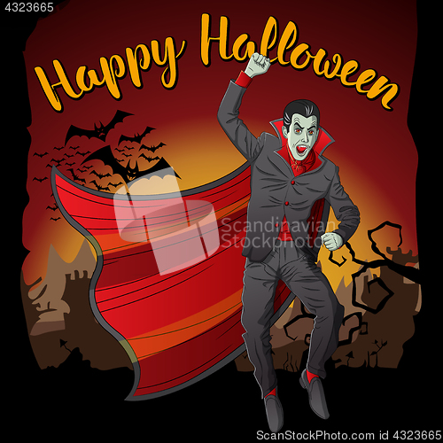 Image of Vector Halloween concept