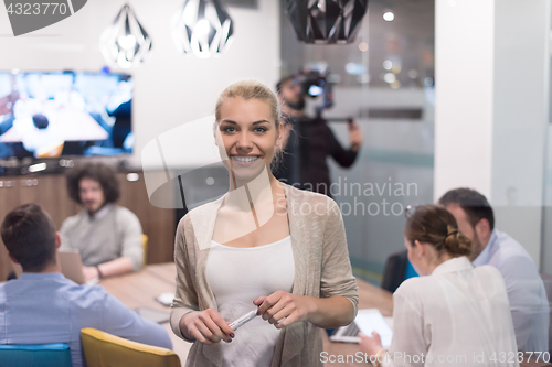 Image of Portrait of successful Businesswoman
