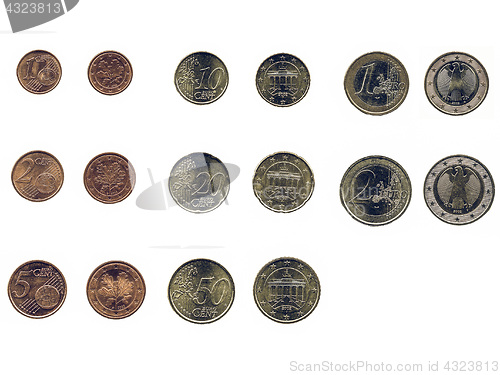 Image of Vintage Euro coin