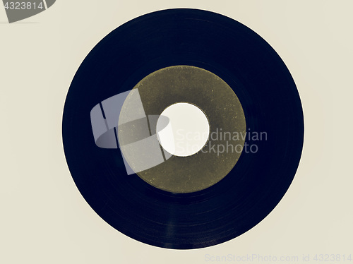 Image of Vintage looking Vinyl record 45 rpm