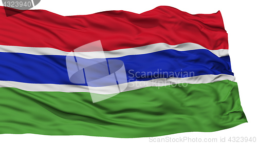 Image of Isolated Gambia Flag