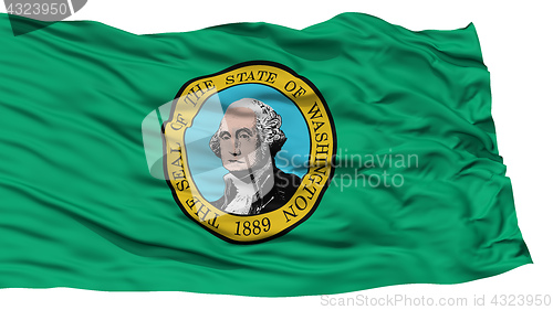 Image of Isolated Washington Flag, USA state