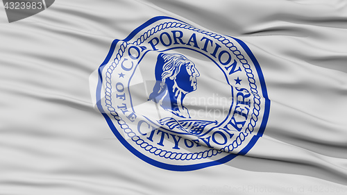 Image of Closeup of Yonkers City Flag