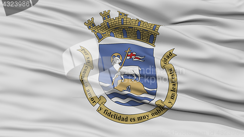 Image of Closeup San Juan Flag