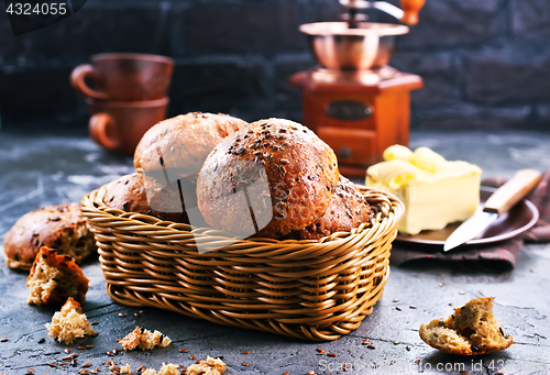 Image of bread with butter