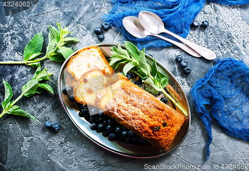 Image of pie with blueberry