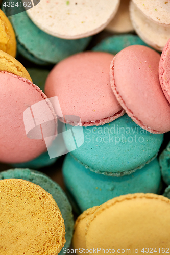 Image of close up of macarons