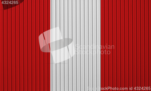 Image of Textured flag of Peru in nice colors