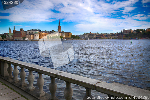 Image of View of Gamla Stan in Stockholm, Sweden