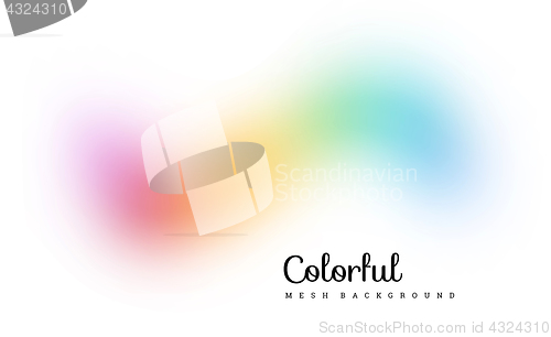 Image of Abstract colorful mesh background. Vector illustration