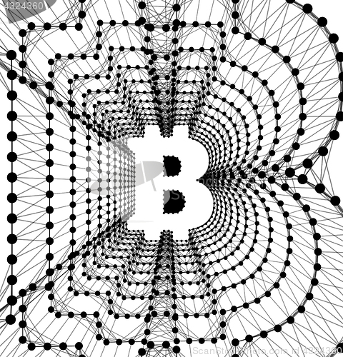 Image of Bitcoin - electronic form of money and innovative payment network