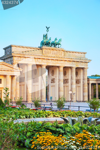 Image of Brandenburg gate in Berlin, Germany