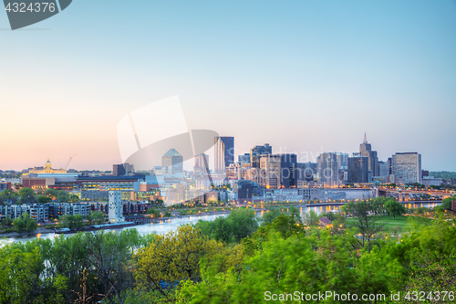 Image of Overview of downtown St. Paul, MN