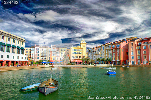 Image of Hotel and Boats