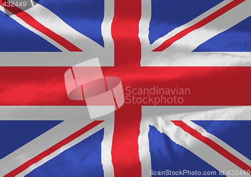 Image of british flag flow