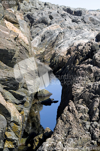 Image of Dam and rock