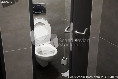 Image of Toilet stall open