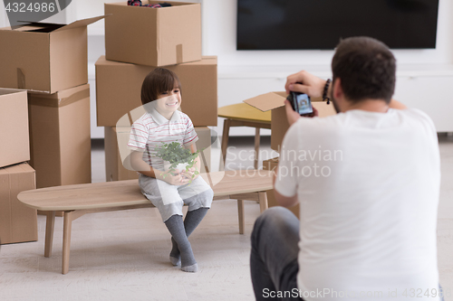 Image of Photoshooting with kid model
