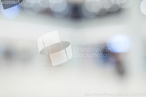 Image of Blur background of shopping mall