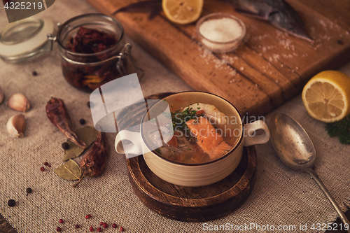 Image of fish soup composition