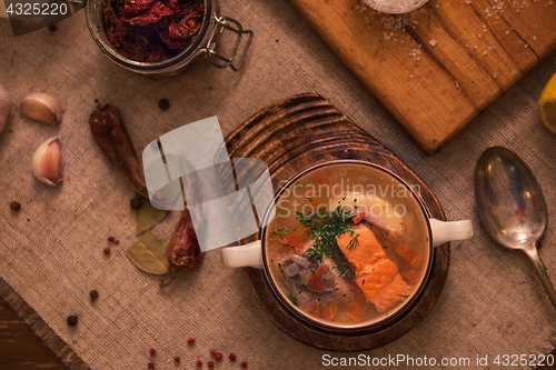 Image of fish soup composition