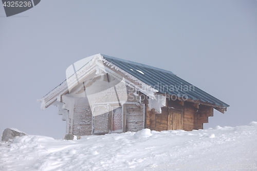 Image of Frosty winter hut