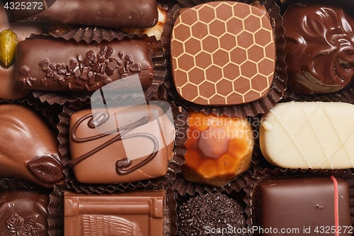 Image of Chocolate candies box