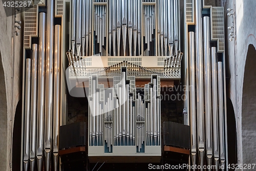 Image of Church organ pipes