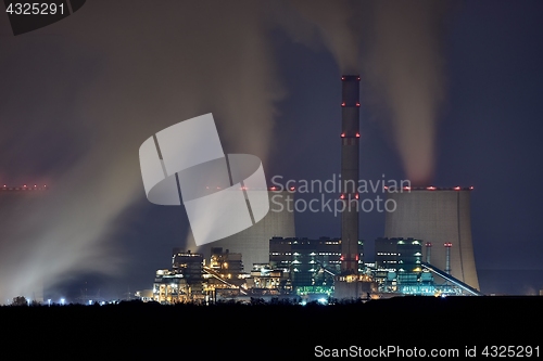 Image of Power Plant Night