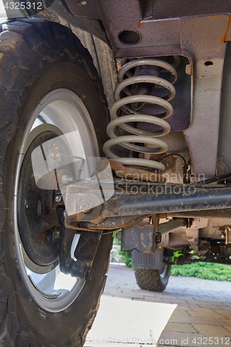 Image of Suspension of an offroad vehicle